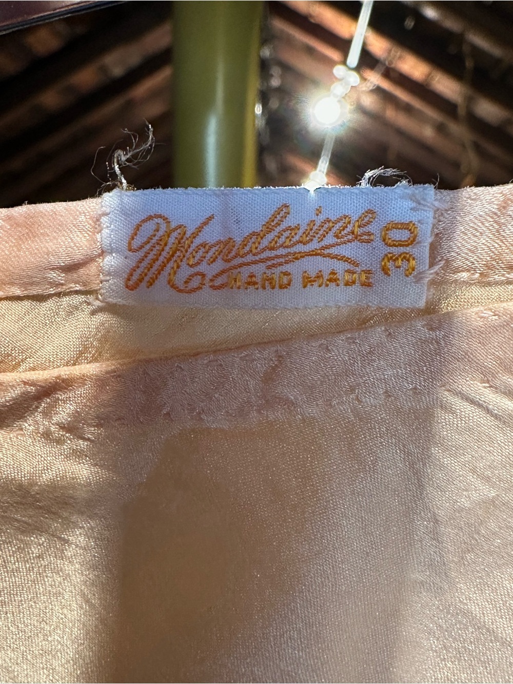 Mondaine Peach Satin Panties